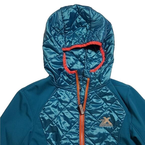 ZeroXposur Teal Pink Midweight Jacket Size 14 - Picture 2 of 6